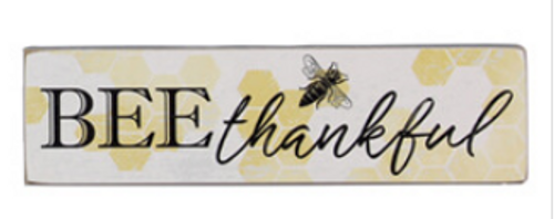  Bee Thankful Bee Block