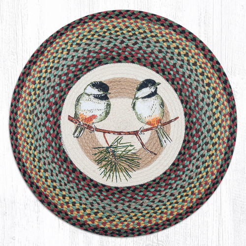 Chickadee Round Rug