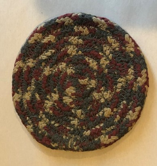 Braided Cotton 4" Round Coaster