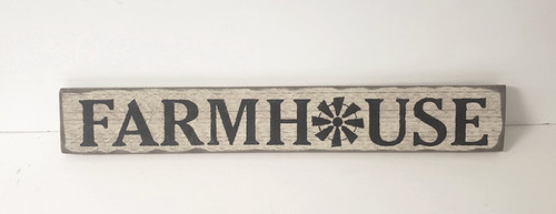 Farmhouse Windmill Wooden Sign