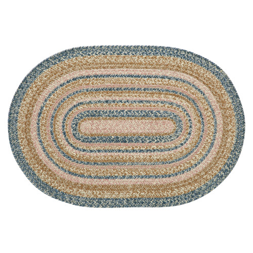 Kaila Jute Rug Oval with Pad 24x36