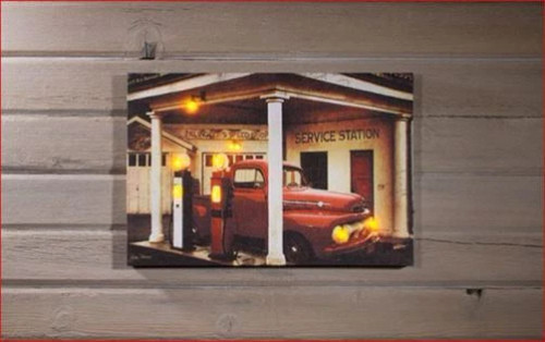 Service Station Canvas Print