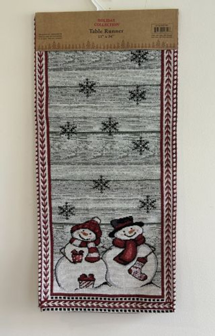 Holiday Collection - Snow Couple Table Runner