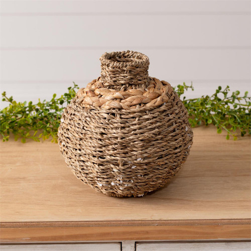Seagrass Woven Vase
