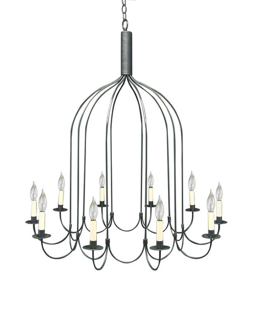 Northeast Lantern brass chandelier available in 4 finishes