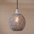 Irvin's Tinware Nesting Wire Hanging Light In Weathered Zinc