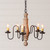 Irvin's Norfolk Medium Wooden Chandelier In Hartford Buttermilk