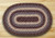 Earth Rugsâ„¢ oval braided jute rug in pictured in: Blue - C-743