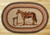 Earth Rugsâ„¢ Oval Patch Rug - Horse - OP-129