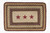 Earth Rugsâ„¢ Rectangle Braided Jute Rug - Burgundy Stars - PP-357