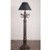 Irvin's General James Floor Lamp In Americana Espresso With Salem Brick, Shown WIth Optional 17" Flared Shade