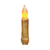 4 Inch LED Burnt Ivory Taper Candle 
