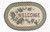 Earth Rugs™ Oval Patch Rug - Welcome - OP-51