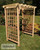 Amish Handcrafted Lexington Cedar Wood Arbor Unfinished