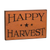 Happy Harvest Engraved Sign 