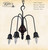 Beacon Falls Wood 4 Arm Chandelier Finished In Barn Red, Black Rub, Handcrafted In The USA by Katie's Handcrafted Lighting