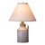 Irvin's Tinware Jug Lamp With Ivory Shade