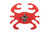 Sea Quest Collection Poly Bottle Opener - Crab in cardinal red