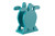 Sea Quest Collection Poly Napkin Holder - Turtle in Aruba Blue