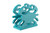 Sea Quest Collection Poly Napkin Holder - Crab in Aruba Blue