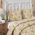 Dorset Gold Floral Standard Sham 