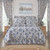 Dorset Blue Floral Twin Bed Skirt 