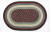 Earth Rugs Braided Oval Rug