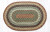 Earth Rugs Braided Oval Rug