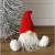 Sitting Gnome With Gray Stripe and Red Hat