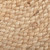 VHC Brands natural jute rug, 20" x 30", undyed, close up.