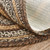 VHC Brands Espresso oval jute braided rug, 60" x 96", close up.
