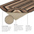 VHC Brands rectangle braided jute rug features diagram.