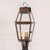 Irvin's Independence Outdoor Post Light in Solid Weathred Brass - 3 Light