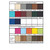 Premium Color Chart for Poly Bar Stools
