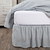 VHC Brands - Sawyer Mill Blue Ticking Stripe King Bed Skirt 78x80x16