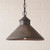 Irvin's Stockbridge Shade Light With Chisel Design Finished In Kettle Black