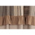 VHC - Sawyer Mill Charcoal Chambray Solid Panel with Attached Patchwork Valance Set of 2 84x40