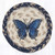 Blue Swallowtail Braided Coaster