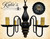 Katie's Abigail Primitive Wooden Chandelier - Signature Series #15