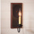  Irvin's Primitive Wilcrest Sconce In Americana Espresso With Salem Brick