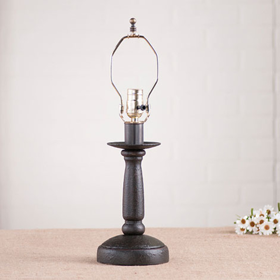 Irvin's Tinware - Butcher's Chamberstick Lamp - Colonial Lamps