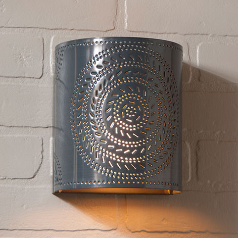 Irvins Tinware - Chisel Wall Sconce - Country Lighting 724C