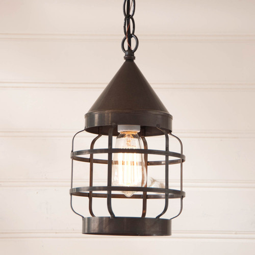 Irvins Tinware - Round Hanging Strap Light - Pendant Lighting 942KB