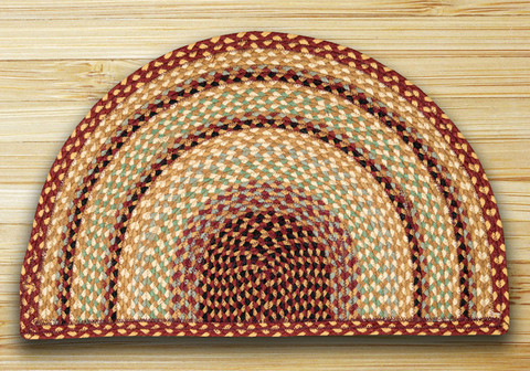 Earth Rugs Rug Burgundy/Gray/Cream 18 x 29 Earth Rugs Rug Burgundy/Gray/Cream 18 x 29