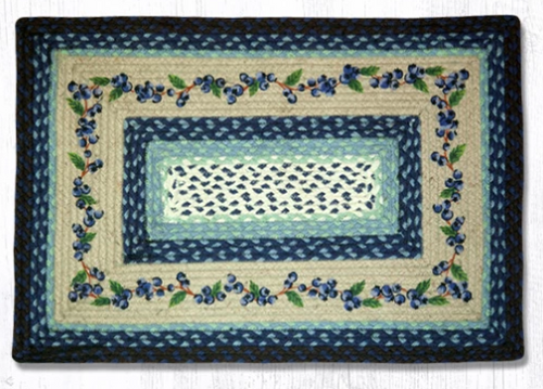 Earth Rugs - PP-312 Blueberry Vine - Rectangle Braided Rug