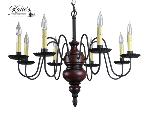 Katies Handcrafted Lighting - Frederick Chandelier - Country Chandeliers KHL-504A