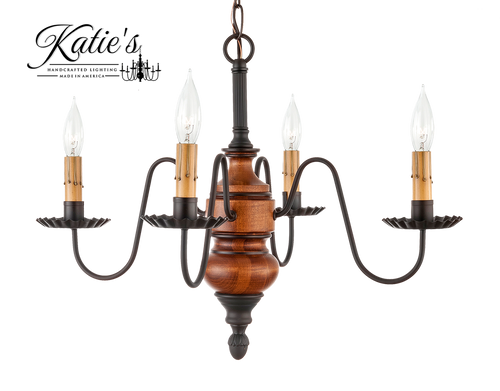 Katies Handcrafted Lighting - Frederick Mini Chandelier - Country Chandeliers KHL-504M