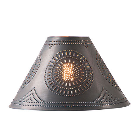 Irvin's Tinware - Chisel Design - Lamp Shades K16-01
