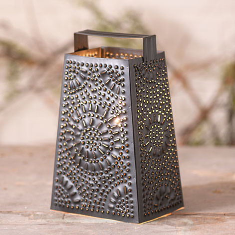Irvin's Tinware - Cheese Grater Accent Light - Accent Lamps K16-19