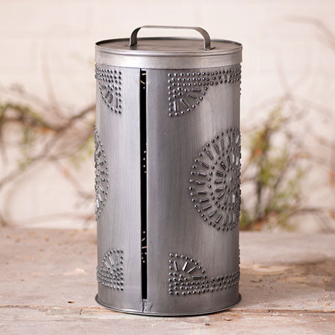 Irvin's Tinware - Punched Tin Paper Towel Holder K17-24BZ